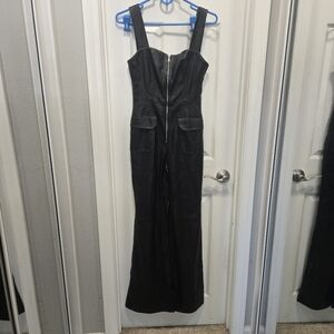 Alexis Moto Flared Jumpsuit Size XS